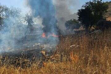 השריפה בחוות נחל שילה ,  איתן שלם/TPS
