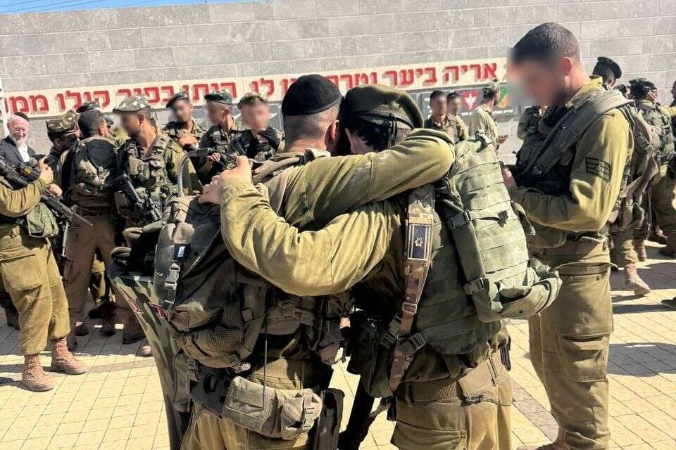 הלוחמים החרדים מגדוד נצח יהודה בסיום מסע הכומתה , עמותת נצח יהודה
