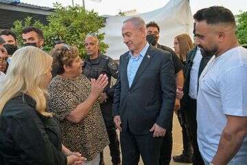 רחל אדרי עם נתניהו באופקים , קובי גדעון/ לע״מ