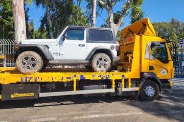 הג'יפ שהוחרם , דוברות המשטרה