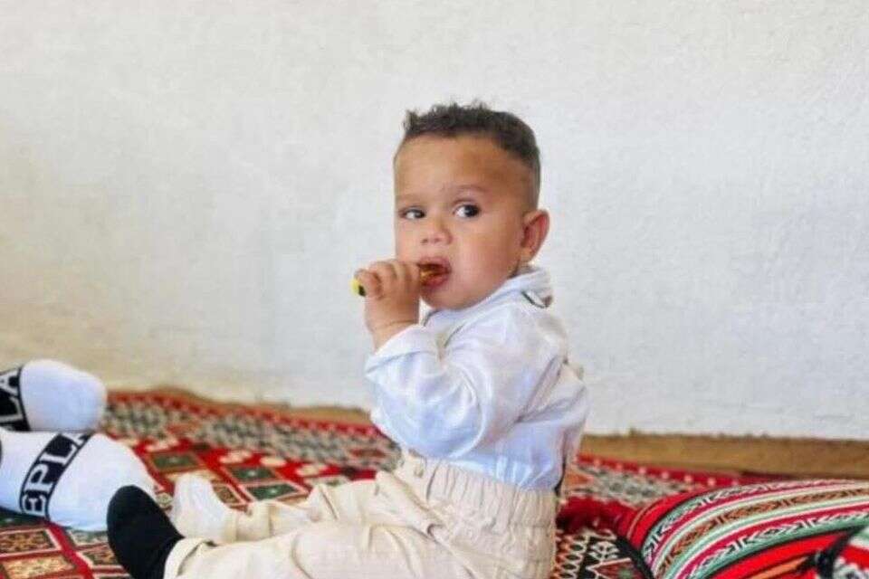 הפעוט שטבע ברהט , באדיבות המשפחה