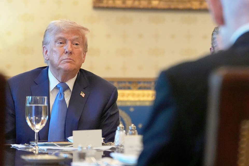 טראמפ ונתניהו בבית הלבן , AP