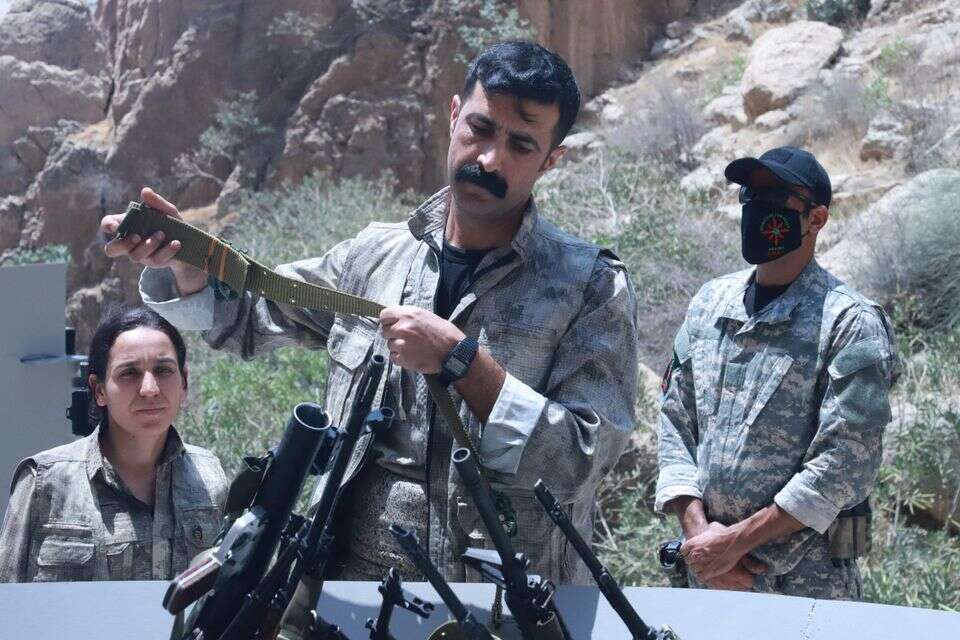 לוחמי המחתרת הכורדית ה-PKK , אי.אפ.פי