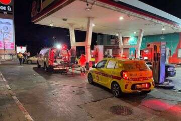 זירת אירוע אלימות בשדרות ירושלים ביפו , תיעוד מבצעי מד"א