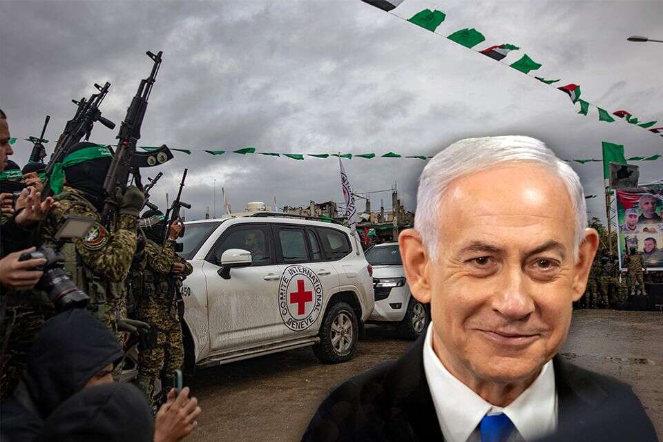 נתניהו על רקע שחרור חטופים , אי.פי/אי.פי.אי