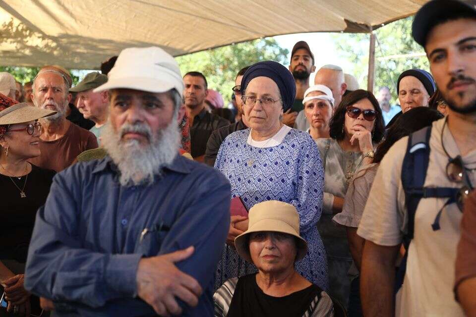 השרה סטרוק בהלויית משה זר ז"ל , גדעון מרקוביץ'