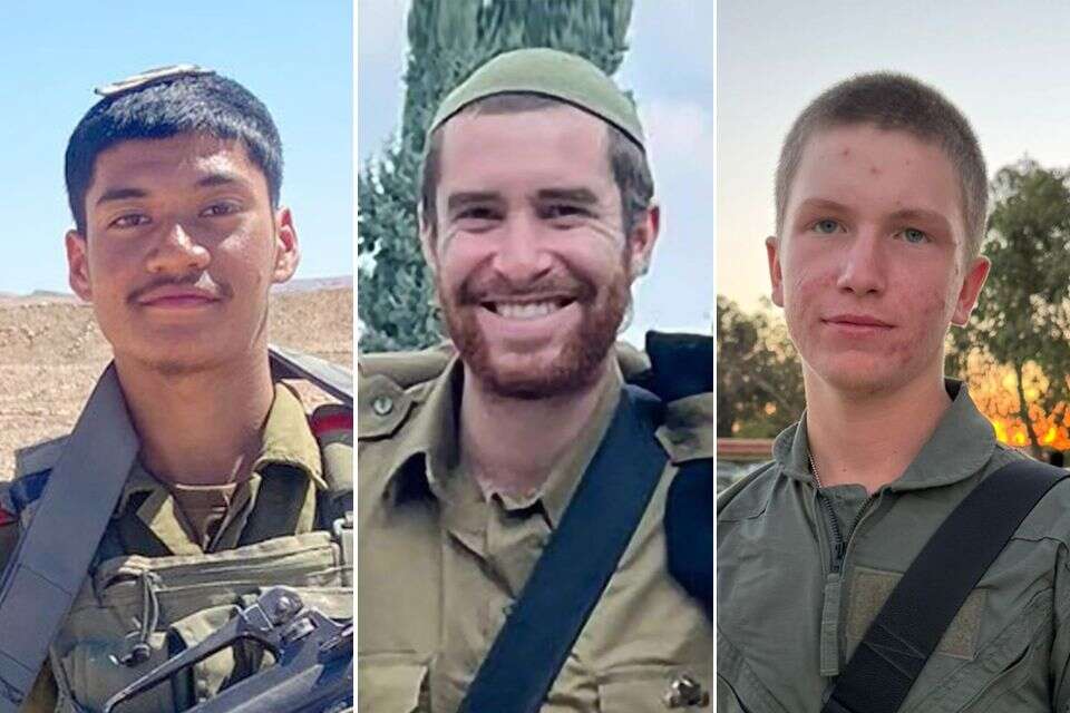 שלושת הלוחמים שנפלו באסון הטנק בג'באליה , באדיבות המשפחה