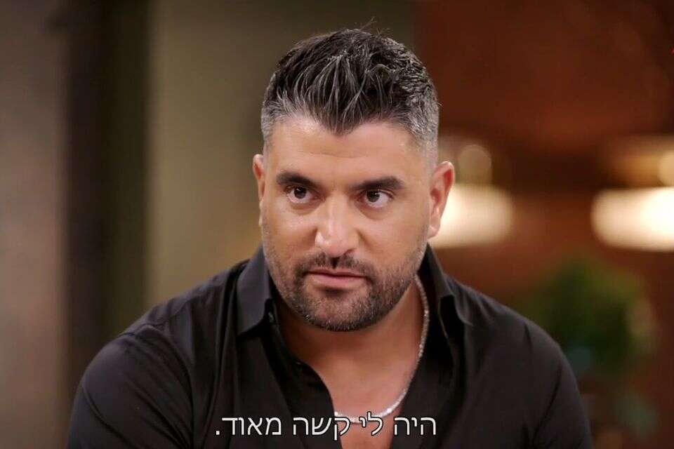 משה פרץ ב"המטבח המנצח" , צילום מסך