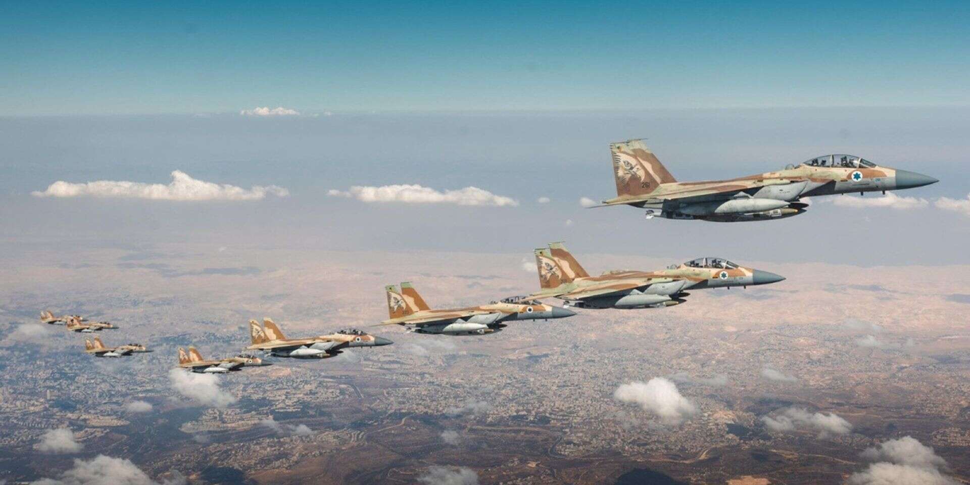 מטוסי קרב של חיל האוויר ממריאים לתקיפה באיראן , דובר צה"ל