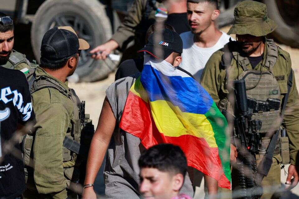כניסת המפגינים הדרוזים מישראל לסוריה , רויטרס