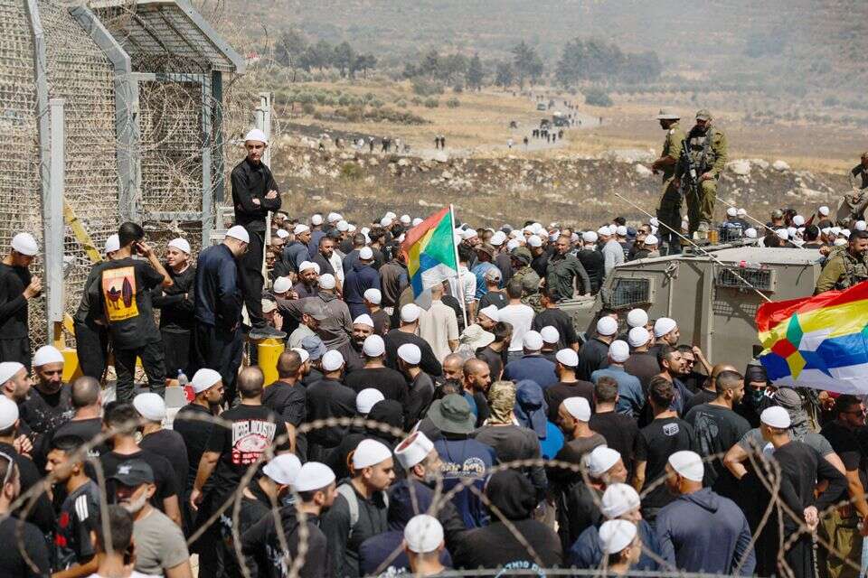 הדרוזים מקווים למצוא פיתרון אמיתי לאירועים המחרידים של הימים האחרונים , רויטרס