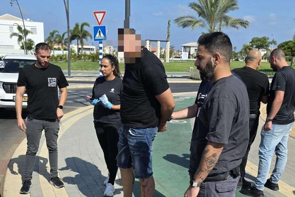 מעצר החשוד באשקלון , דוברות המשטרה