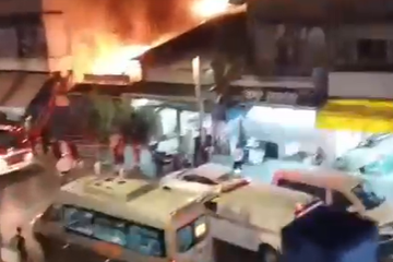 שריפה במסעדת השיפודים המיתולוגית של שכונה התקווה בת"א
 , .