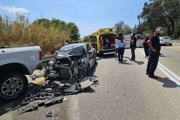 התאונה בכביש 44 , מד"א