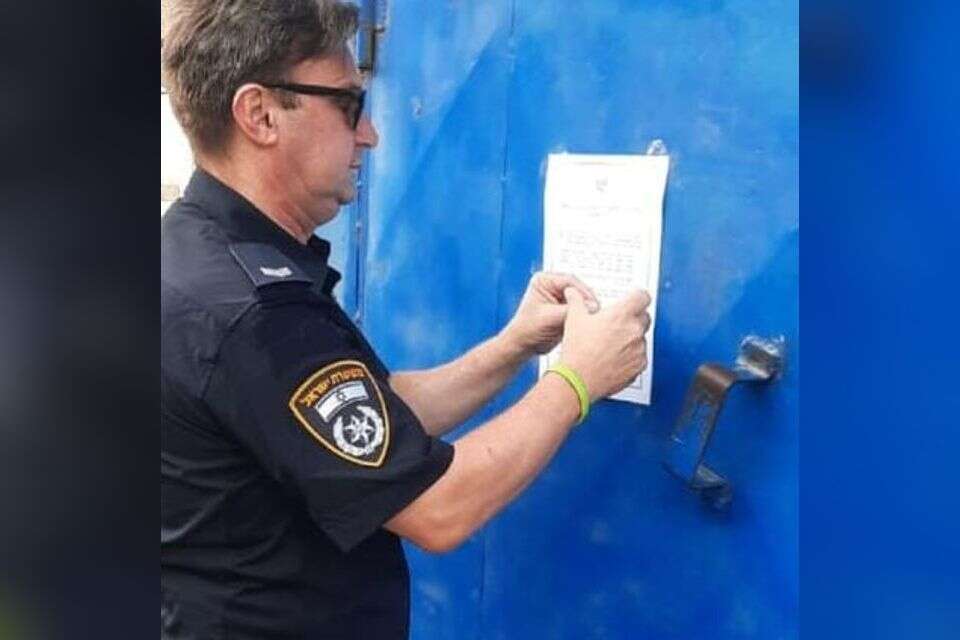 צו סגירה לעסק שבו נחשף בית הימורים , דוברות המשטרה