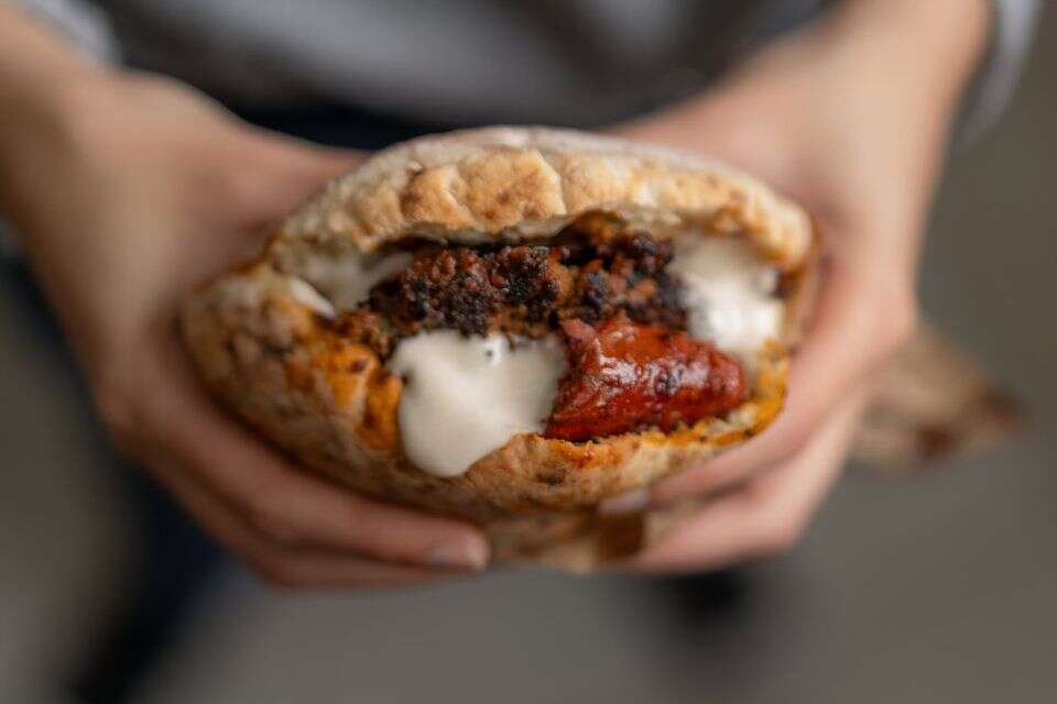 פיתה עם בשר // אילוסטרציה , אסף קרלה