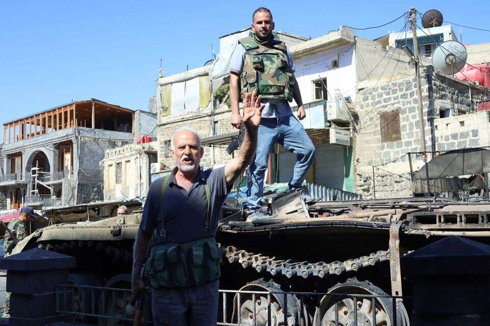 לוחמים דרוזים בסוריה , אי.אף.פי