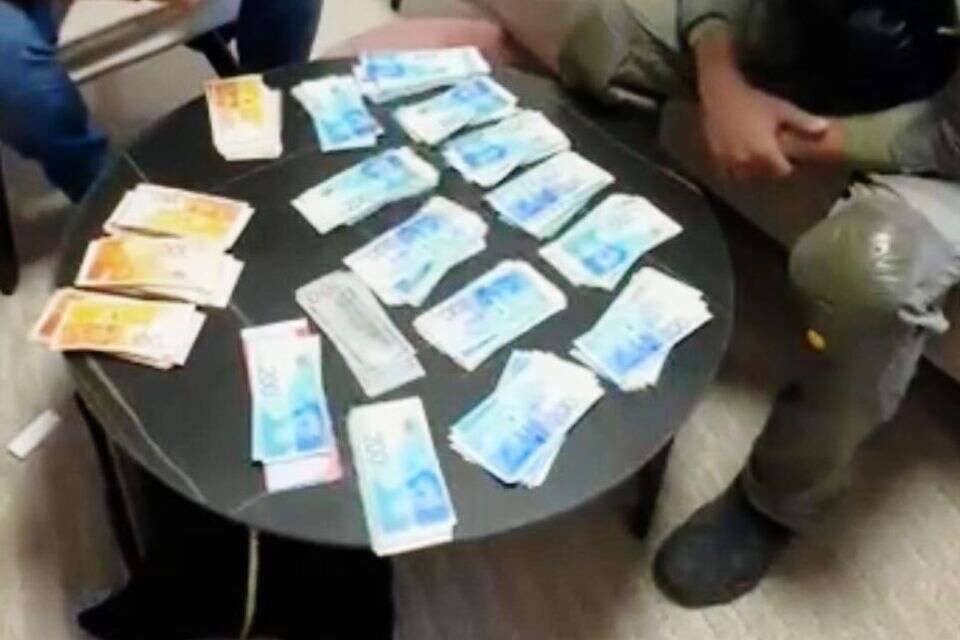 הכסף שנמצא בביתו של תושב טמרה , דוברות המשטרה