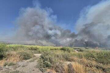 שריפה בחוף אמנון בכנרת , כב״ה צפון