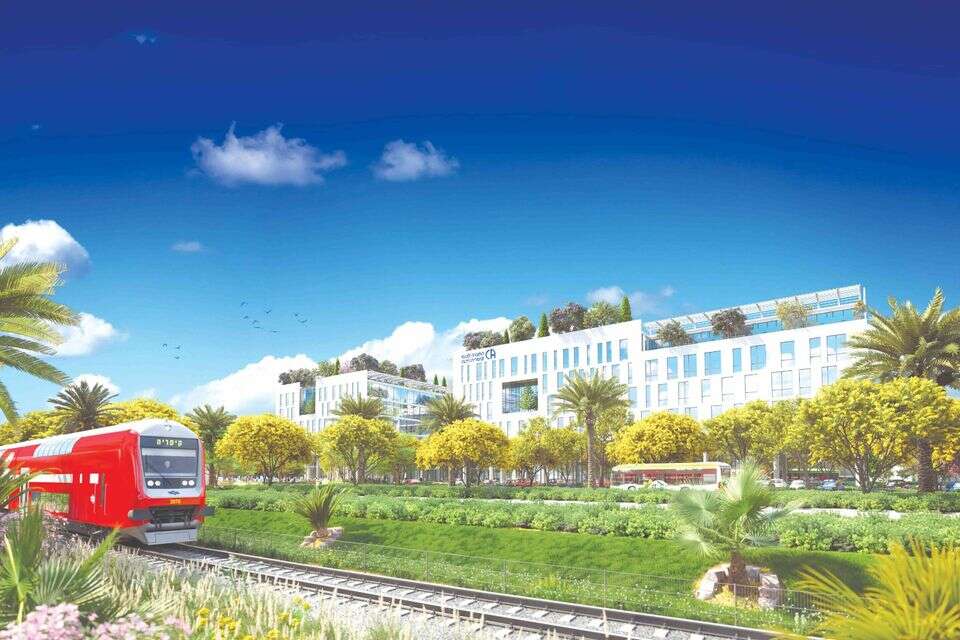 מהרכבת למשרד , (הדמיה): טרימדיה
