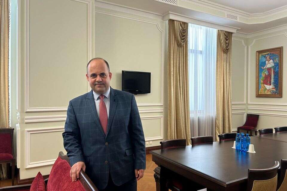 השליח האוקראיני המיוחד למזרח התיכון מקסים סובך ,