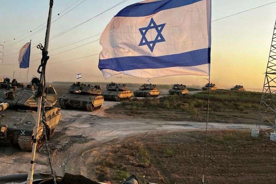טנקים של כוחות צה"ל מחטיבה 401 בג'באליה ברצועת עזה , דובר צה"ל