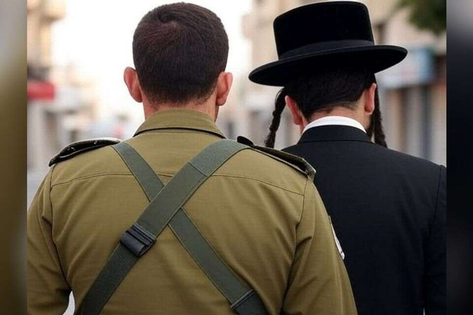 יש דברים שהם כן מעוניינים להיות דומים בהם. חרדי וחייל צה"ל , נוצר באמצעות בינה מלאכותית GROK