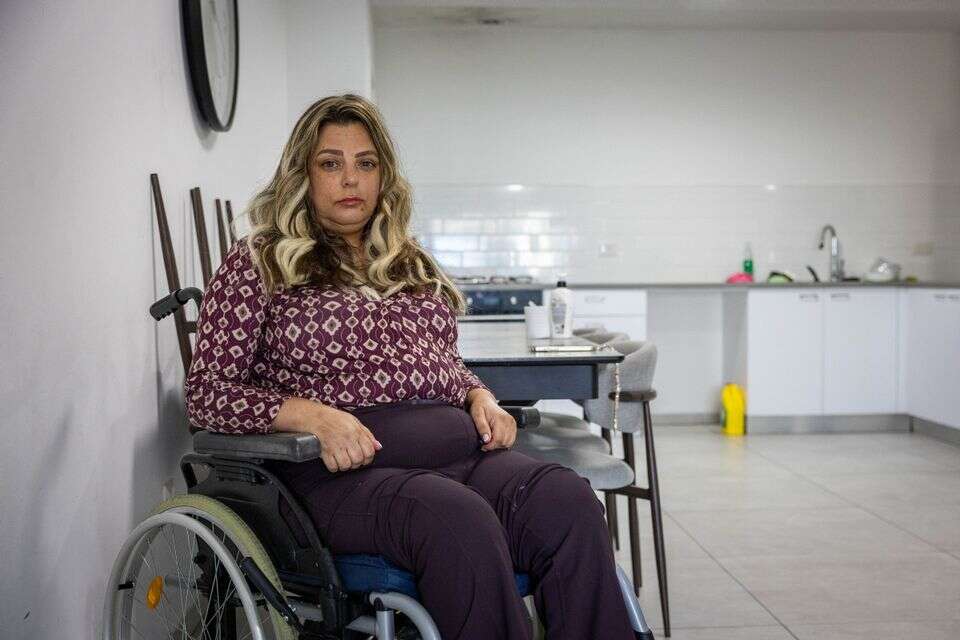 אורית פרג'. בדירתה בשכונת קריית יובל בירושלים , נעם ריבקין פנטון/ פלאש90