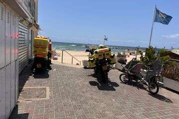 הזירה סמוך לחוף הילטון , תיעוד מבצעי מד"א