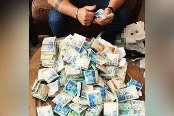 מע מיליון שקל נתפסו בארון בגדים , דוברות המשטרה