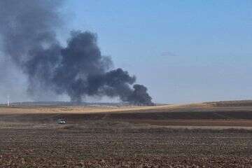 שריפה בכביש 6 , ללא