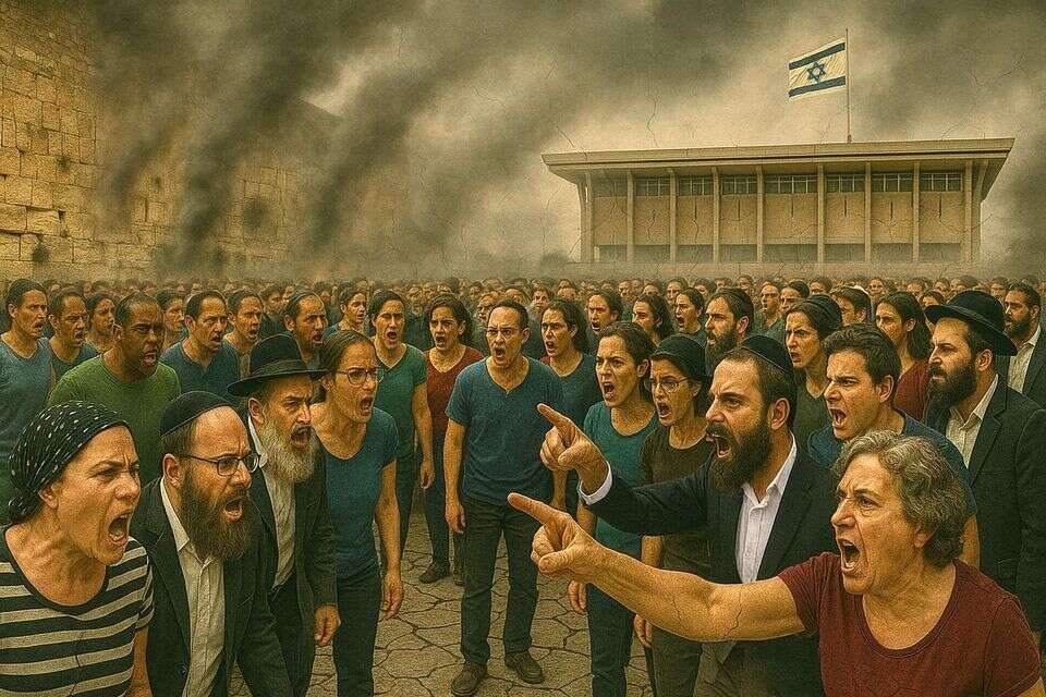 ישראל 2025, מתחלקים בין מאחדים מותשים לגרגרני פיצול , AI, Dall E
