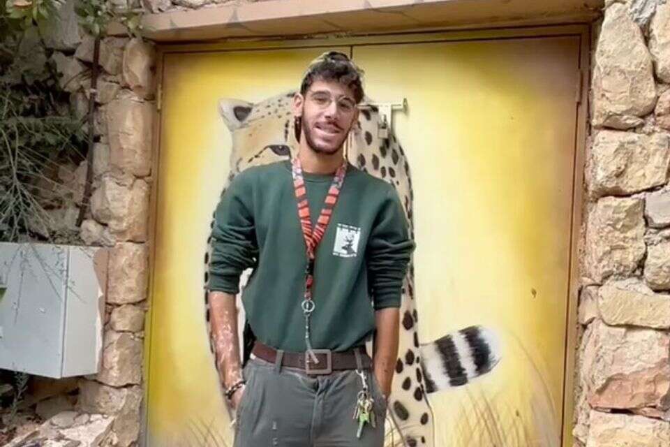 עובד גן החיות התנכ"י אוריאל נורי שנהרג מתקיפת נמר , מתוך פייסבוק