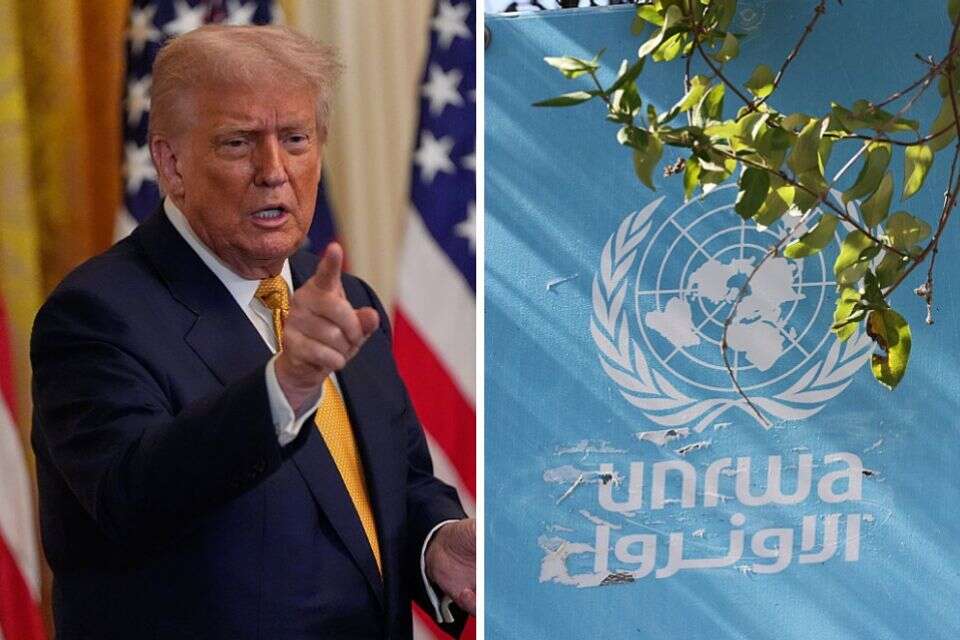 טראמפ ואונר"א , AP, EPA