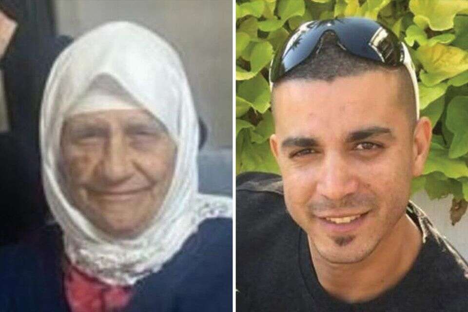הנרצחת מעראבה - לטיפה שאהין בת ב-88 לצד אחמד עתאמנה, הנרצח מכפר קרע , ללא קרדיט