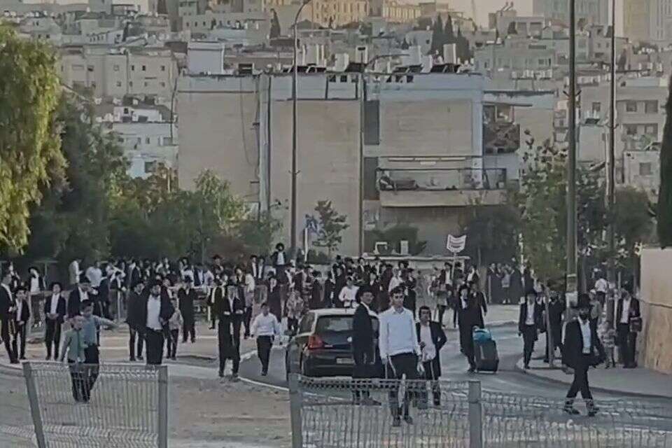 הפגנות חרדים בירושלים , דוברות המשטרה