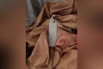 הסכין שעל פי החשד שימשה את הדוקר ביישוב קדיתא  , דוברות המשטרה 