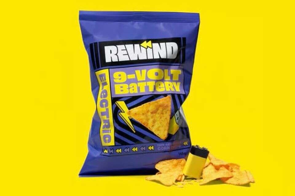 חטיף צ'יפס בטעם סוללה , Rewind