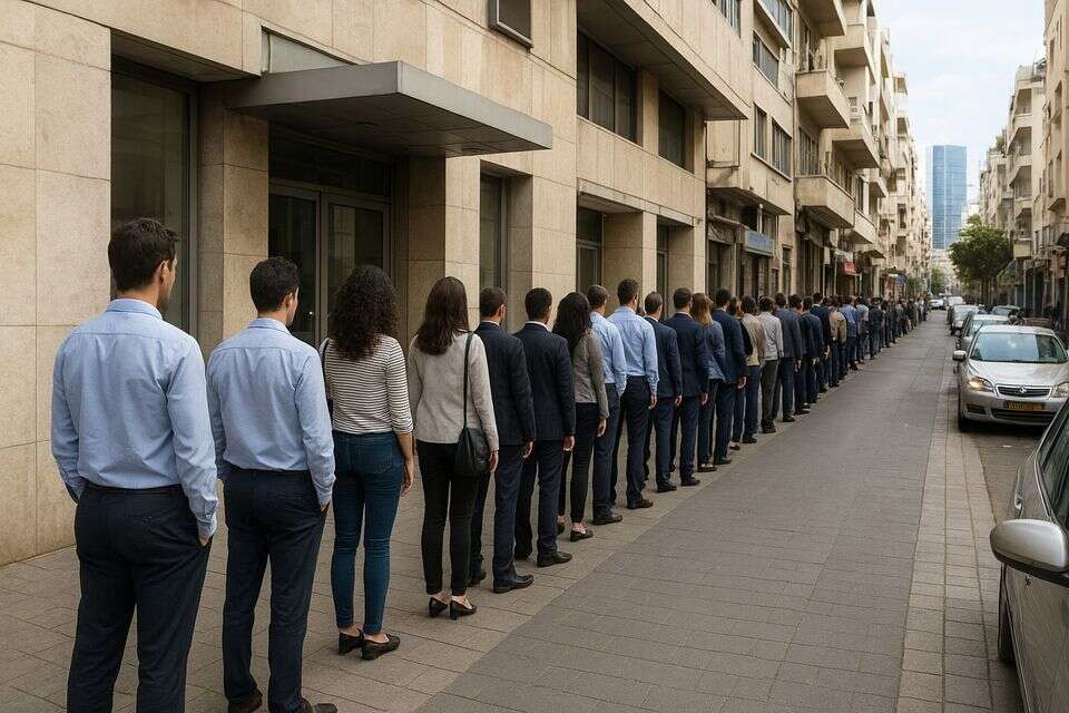 מועמדים לעבודה (אילוסטרציה) , נוצר באמצעות בינה מלאכותית - ChatGPT