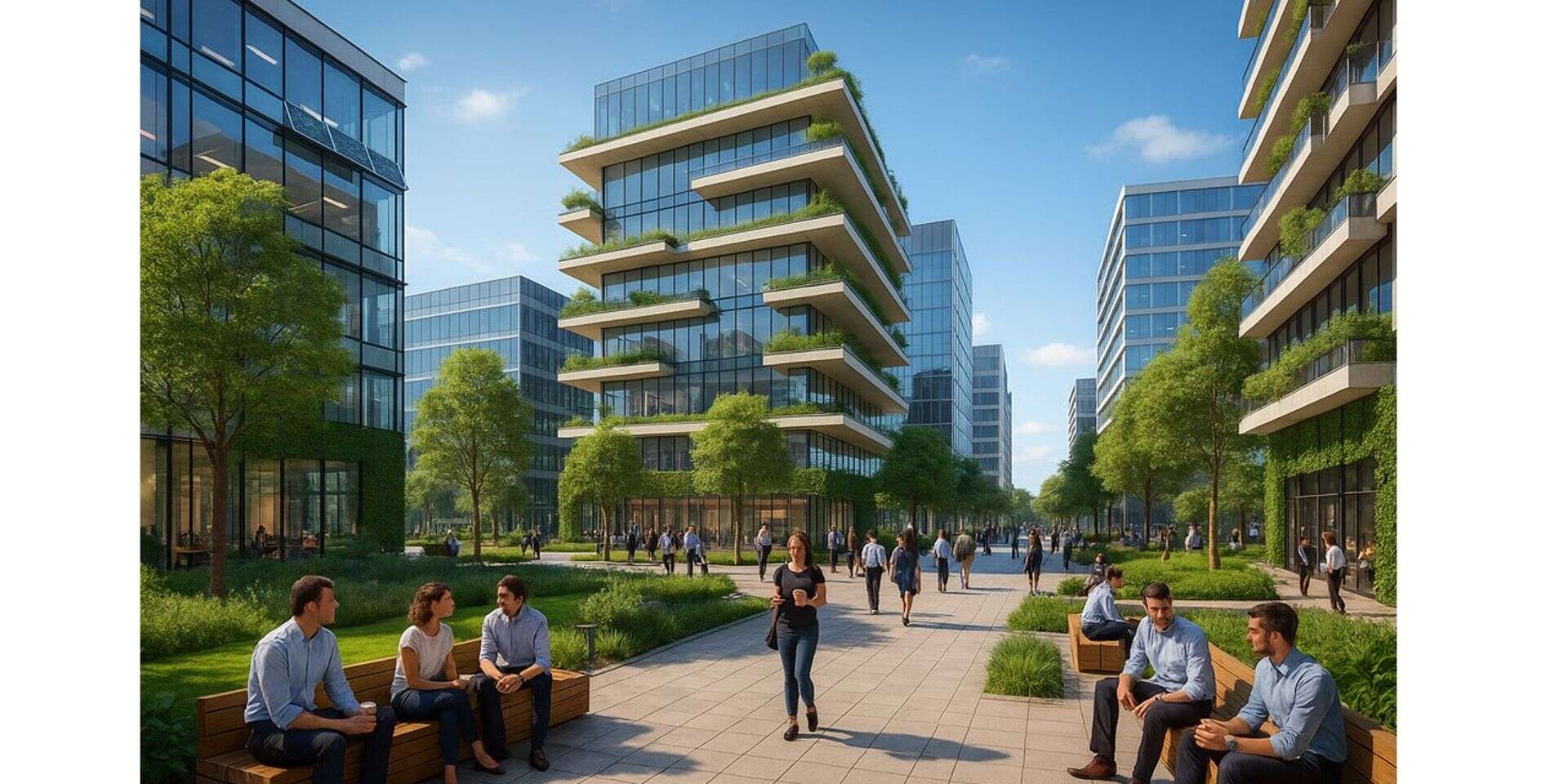 מתחם התעסוקה החדש , (הדמיה): דוברות עיריית חדרה