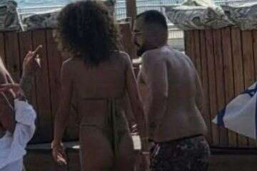 פפראצי זוגי: עדן פינס ואושר כהן בחוף