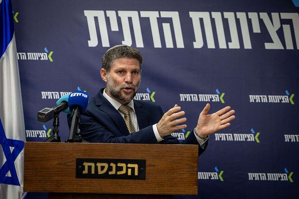 יו"ר מפלגת הציונות הדתית, בצלאל סמוטריץ' , אורן בן חקון