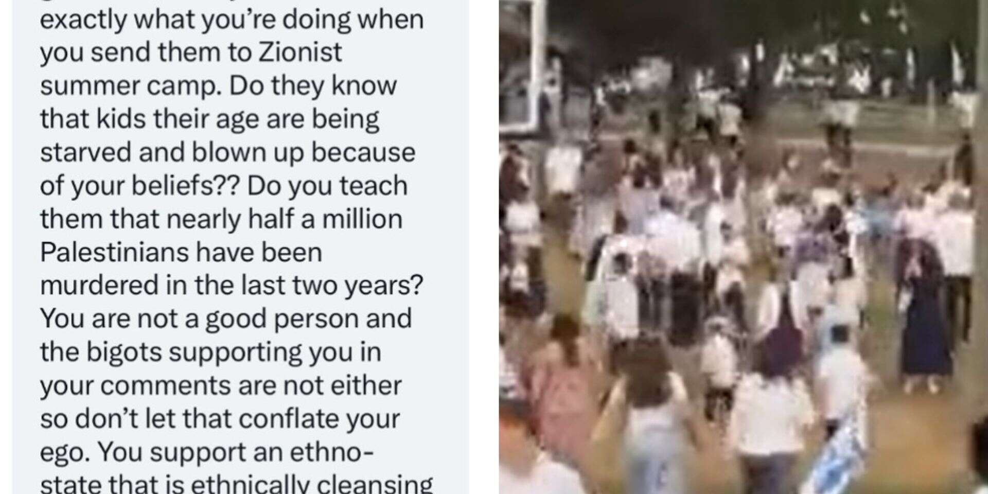 הבהלה במחנה וההודעה שקיבלה בת'אני ,