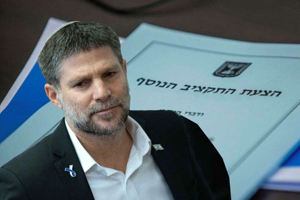סמוטריץ' תקציב , יונתן זינדל, פלאש 90