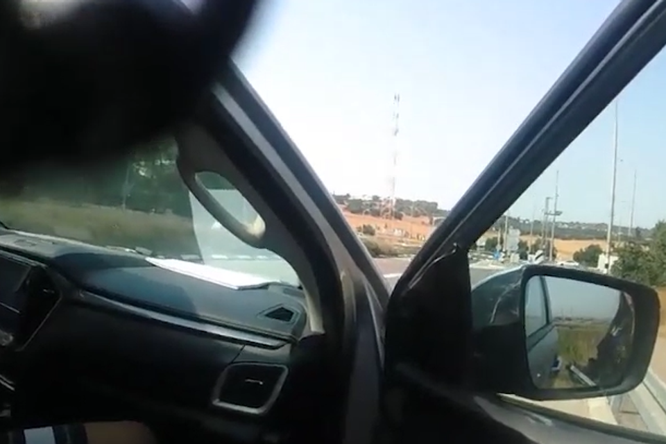 נתפס עם שב"ח ברכבו , דוברות המשטרה