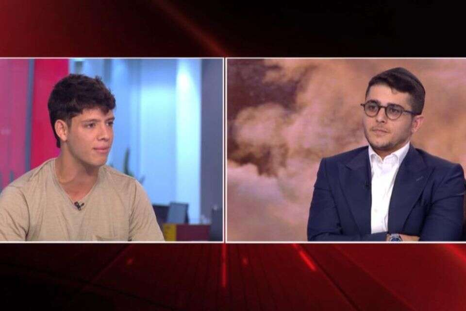 הוויכוח שהתלהט באולפן ערוץ 12 , צילום מסך