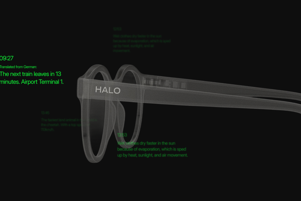 המשקפיים החכמים של Halo , Halo