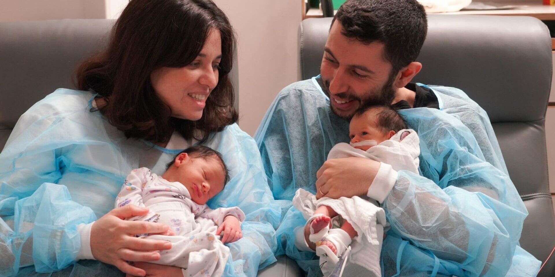 "מסע ייחודי". חן ואביחי עם ילדיהם , גלעד שעבני, דוברות קפלן