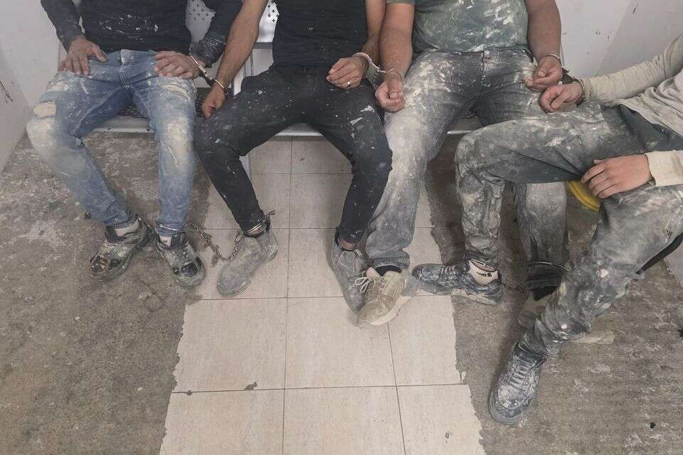 4 שב"חים תושבי יהודה ושומרון נתפסו ע"י שוטרי תחנת זכרון יעקב במחוז חוף ברכב מסחרי בבנימינה , דוברות המשטרה