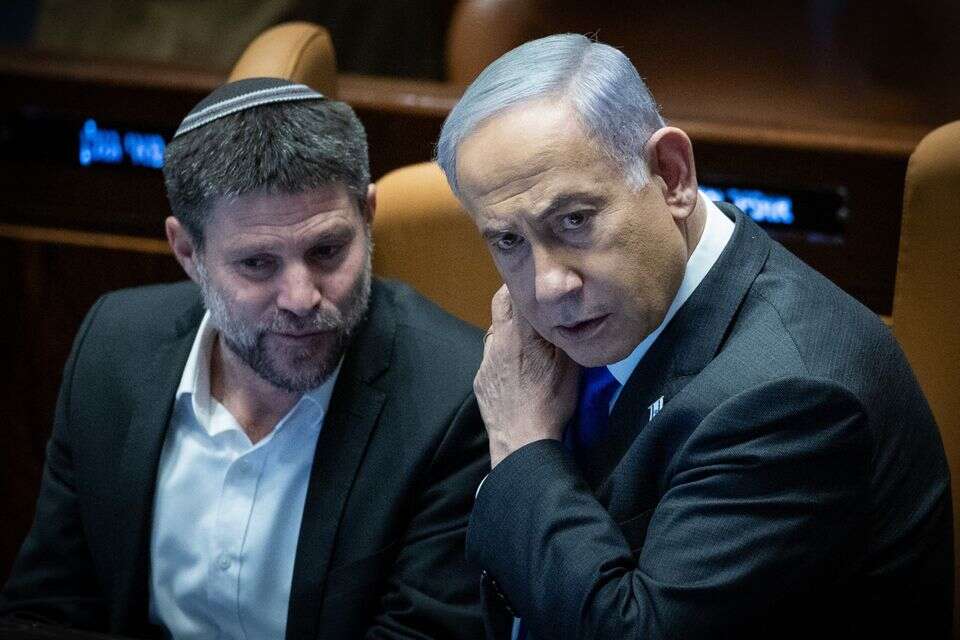 ראש הממשלה בנימין נתניהו ושר האוצר בצלאל סמוטריץ' (ארכיון) , יונתן זינדל/פלאש90